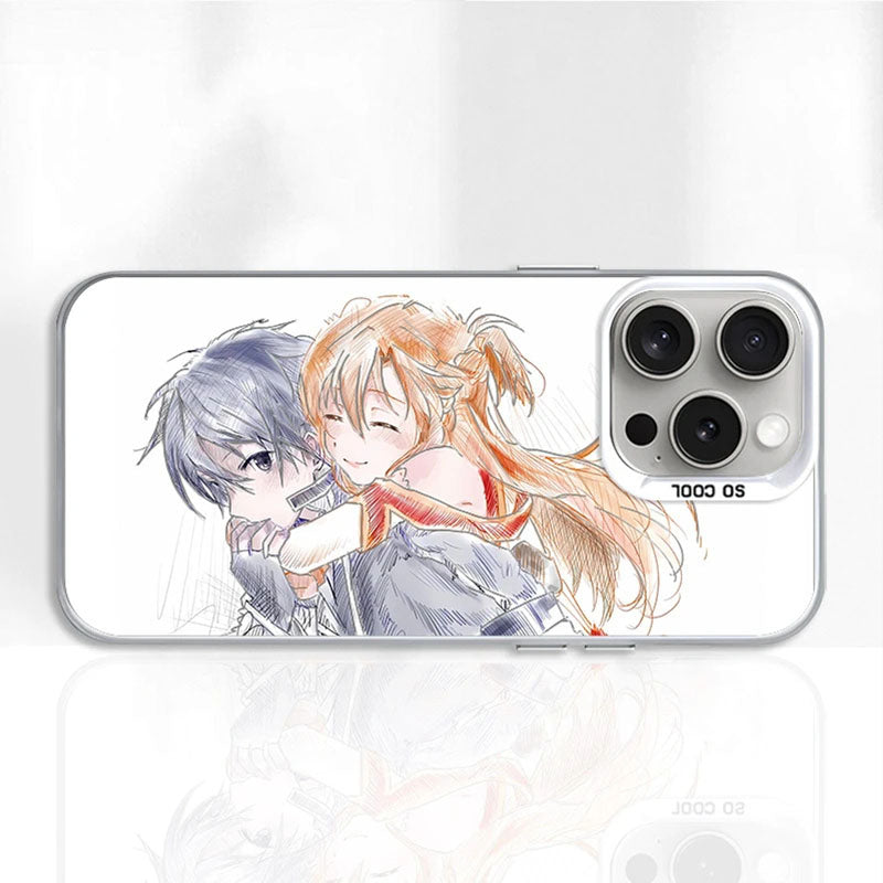 Sword Art Online featuring Kirito Asuna Phone Cases