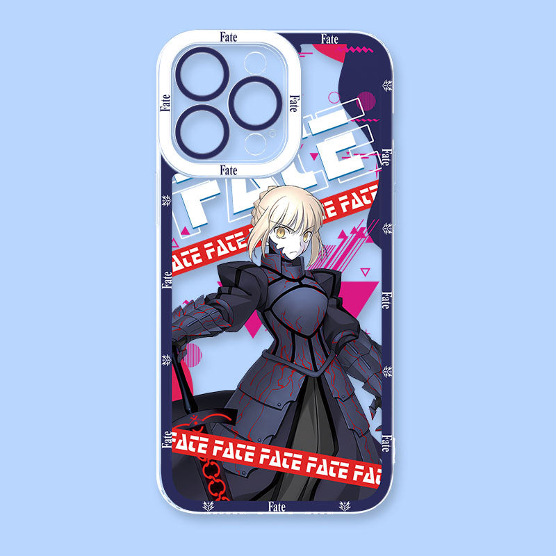 Fate Stay Night Anime Saber Phone Cases