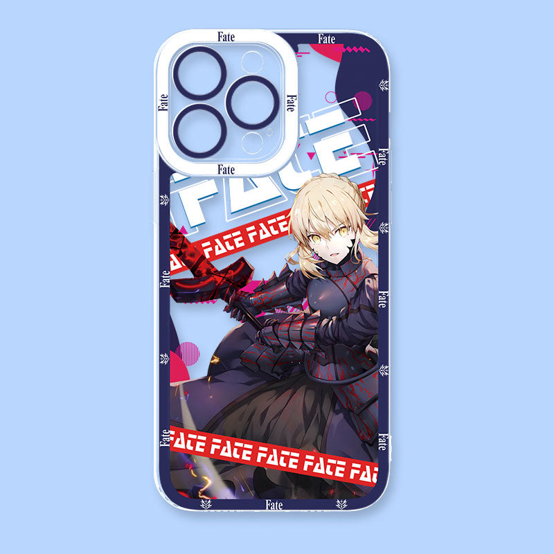 Fate Stay Night Anime Saber Phone Cases