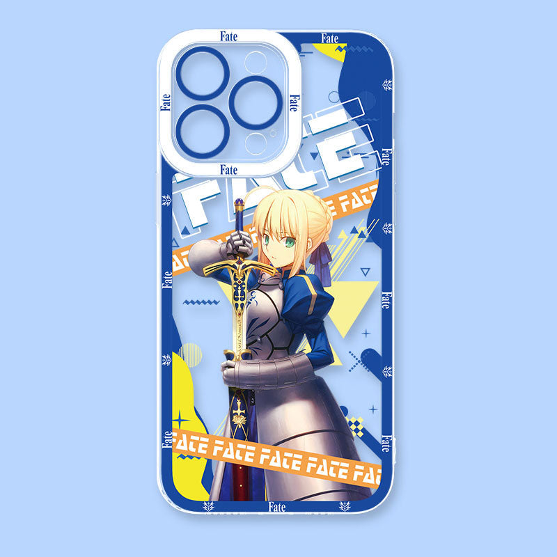 Fate Stay Night Anime Saber Phone Cases