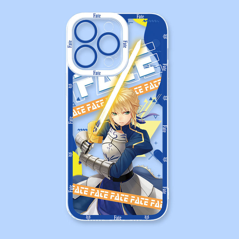 Fate Stay Night Anime Saber Phone Cases