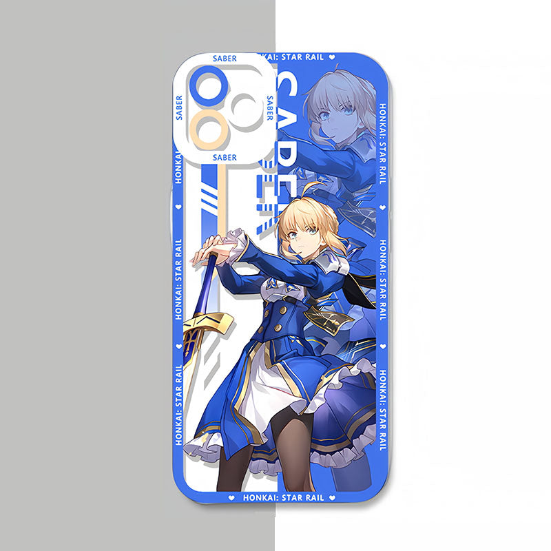 Fate Stay Night Anime Saber Phone Cases
