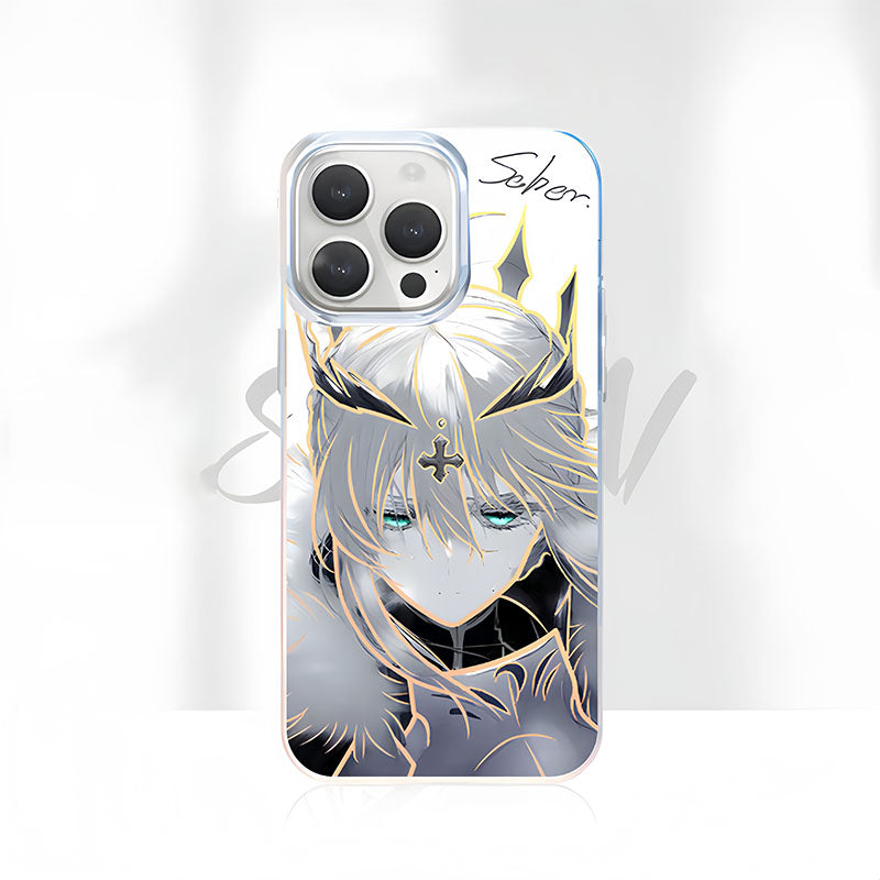 Fate Stay Night Anime Saber Phone Cases