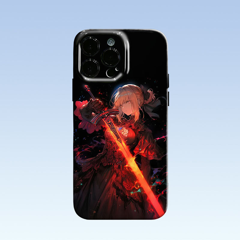 Fate Stay Night Anime Saber Phone Cases