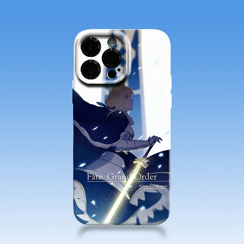 Fate Stay Night Anime Saber Phone Cases