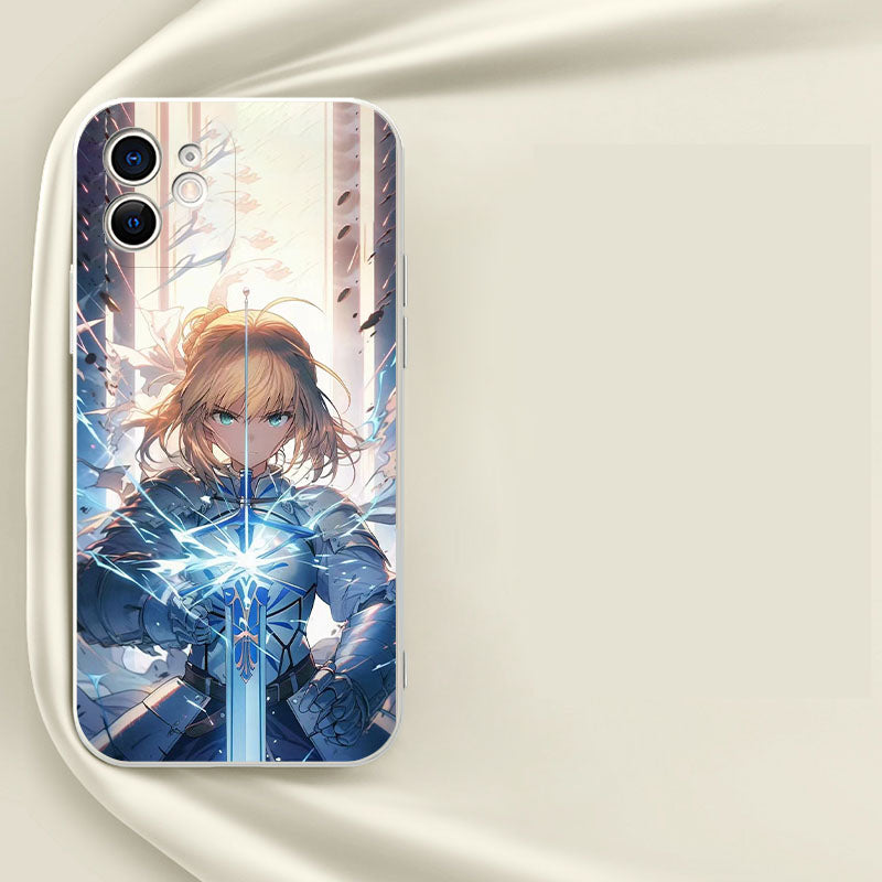Fate Stay Night Anime Saber Phone Cases