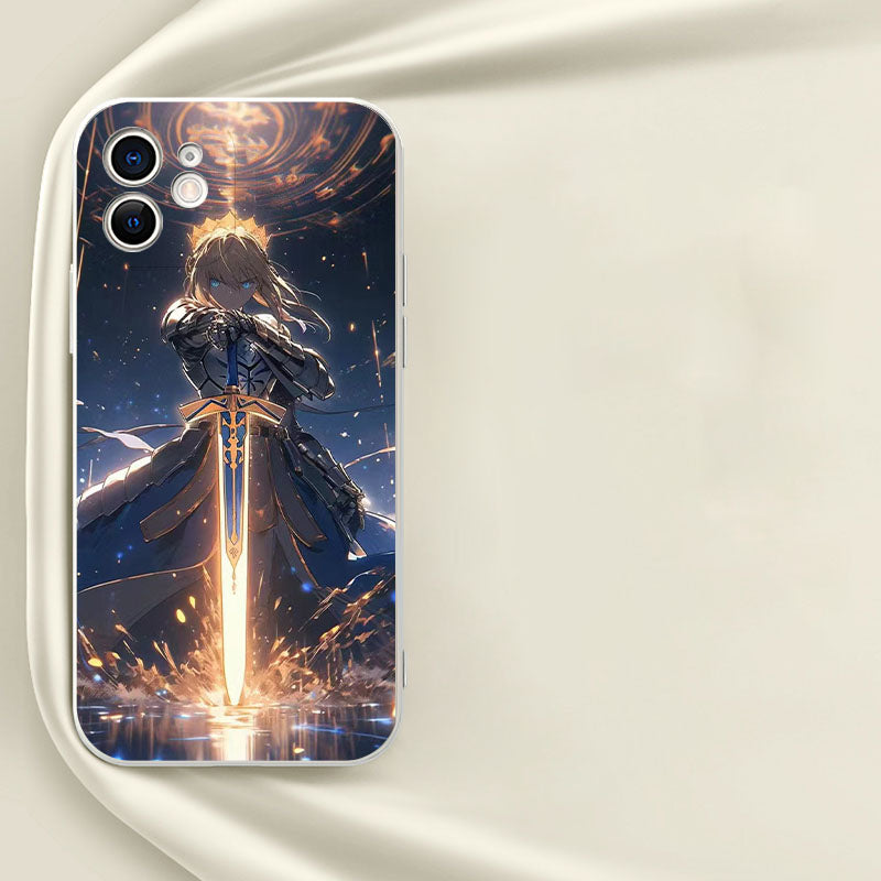 Fate Stay Night Anime Saber Phone Cases