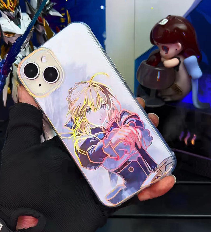 Fate Stay Night Anime Saber Phone Cases