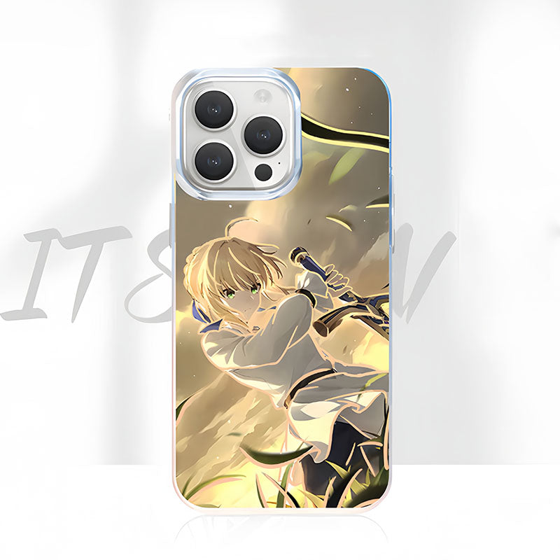 Fate Stay Night Anime Saber Phone Cases
