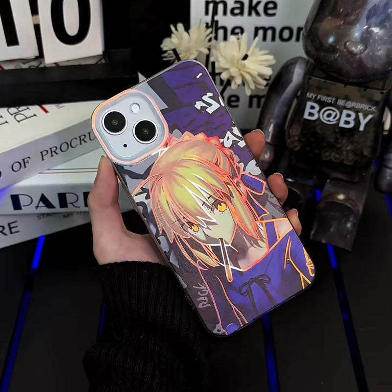 Fate Stay Night Anime Saber Phone Cases