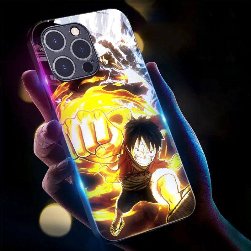 One Piece LED Glowing Phone Cases