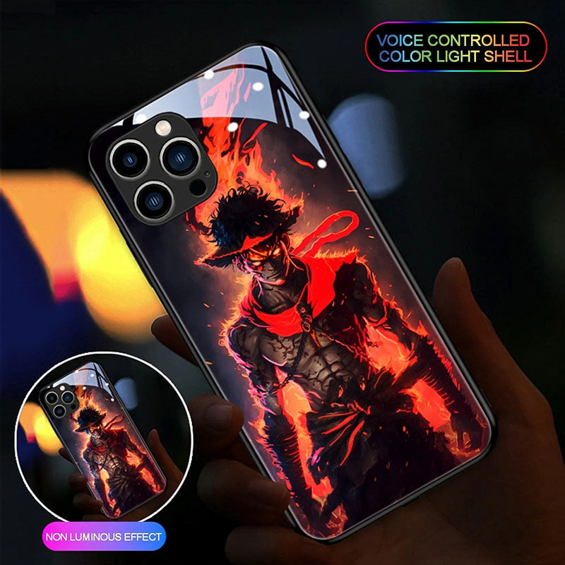 One Piece LED Glowing Phone Cases