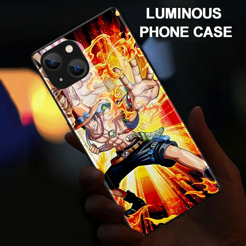 One Piece LED Glowing Phone Cases